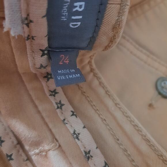 Torrid Womens Tannish Button Fly Cuffed Hem Military Shorts Size 24 - Picture 5 of 8